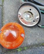 Lamp fitting origineel lucas en glaasje